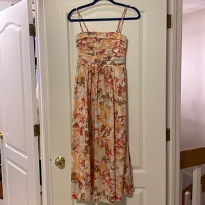 Abercrombie poplin dress floral